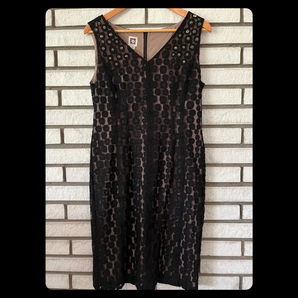 Anne Klein lace overlay dress - Picture 1 of 4